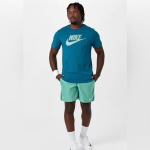 NWT Nike Men's Winter Icon T-Shirt Size XL Teal Blue Short Sleeve